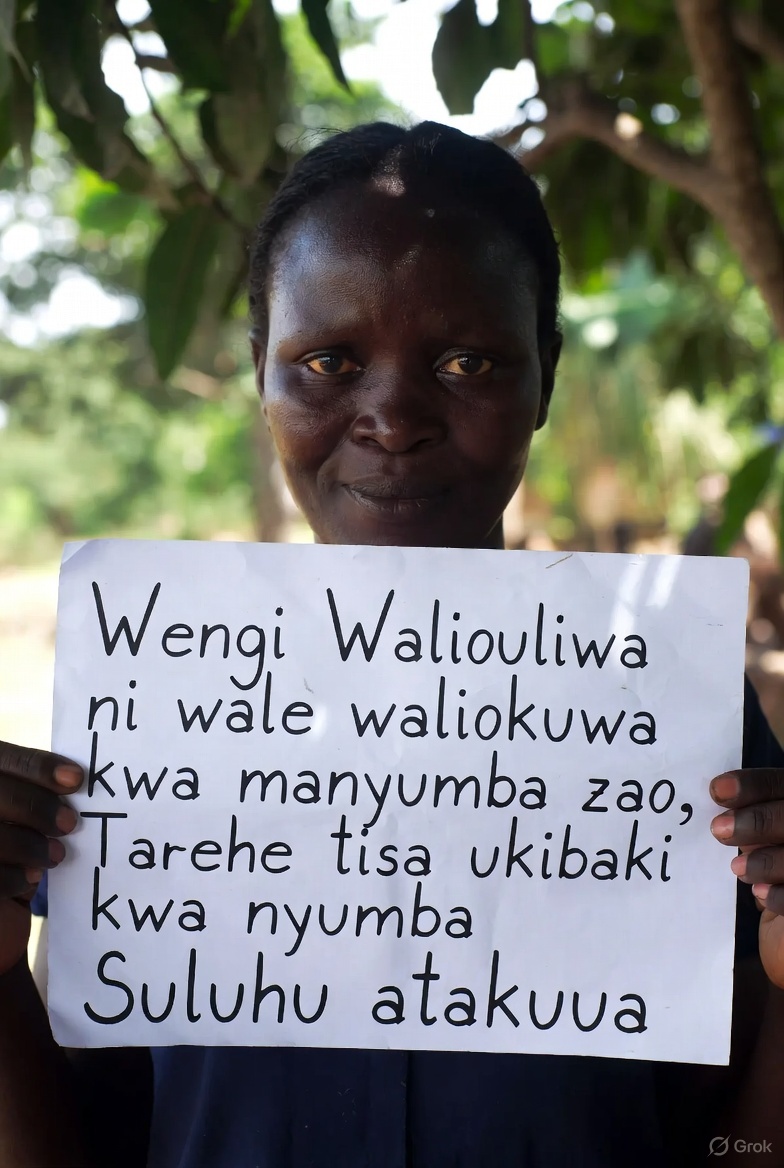 C_NyaKundiH's tweet image. Wengi Waliouliwa ni wale waliokuwa kwa manyumba zao, Tarehe tisa ukibaki kwa nyumba Suluhu atakuua tu!