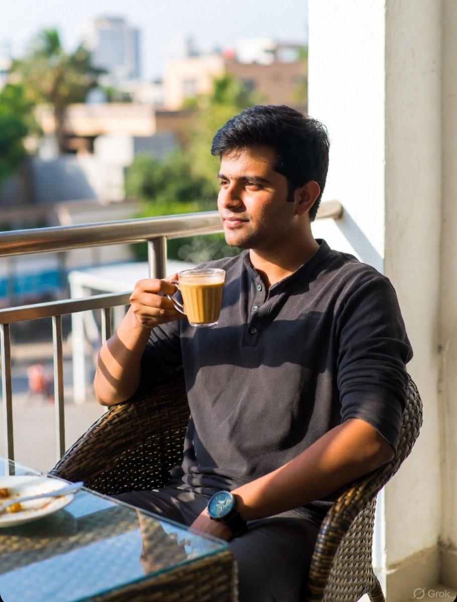 ItsSkywalkers's tweet image. Good morning from the balcony 
First cutting Tea, fresh air and a sky full of new energy.
Wednesday, let’s be kind to each other today.
#MorningTea #WednesdayVibes #StartFresh&quot;