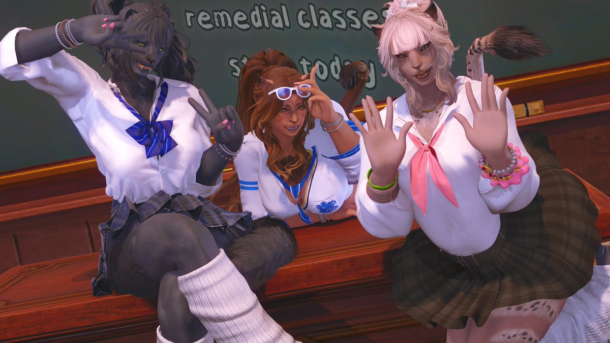 TreuHroth's tweet image. Another GPose dump coming right up!

Thanks to @voidfroth &amp;amp; @Natrishroth for the Gyaru GPose as well!  

#Hrothgal #Femhroth