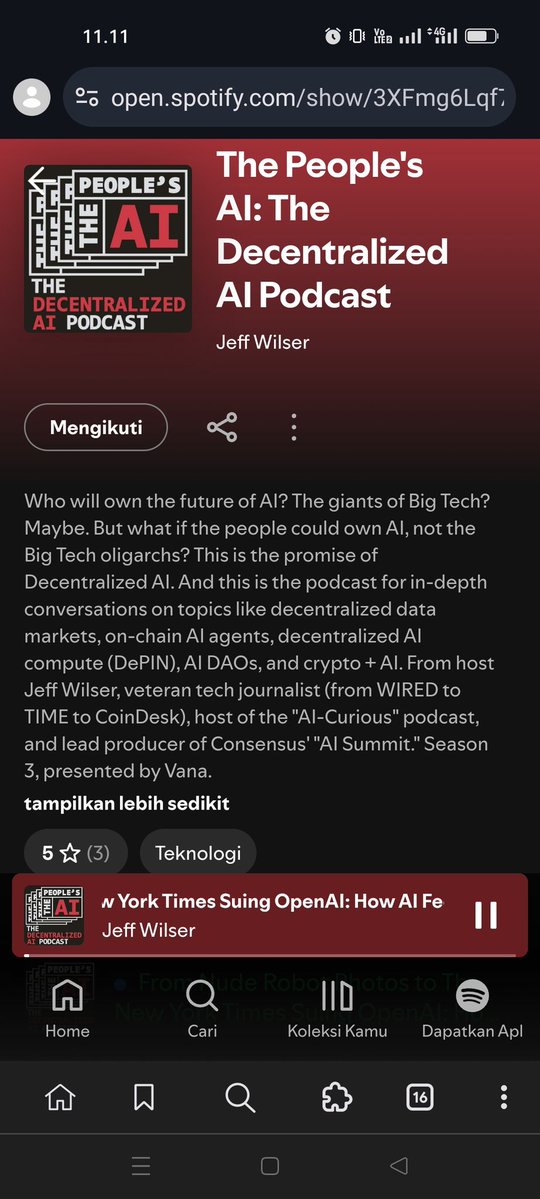 rinadini502's tweet image. Follow all the podcasts to find out what Al and the future at VANA

Find out: app.vana.org #datarevolution

Try app.vana.com

#datarevolution

@vana