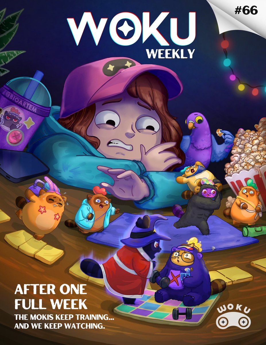 ✨WEEK 66 ISSUE INBOUND!✨

Another week, another Woku Weekly bringing you all the latest from <a href="/Ronin_Network/">Ronin</a>! 🔥

Week one of Preseason is behind us!🤯

Are your Mokis getting a big brain or just going plain insane!?👀Keep on training!!💪