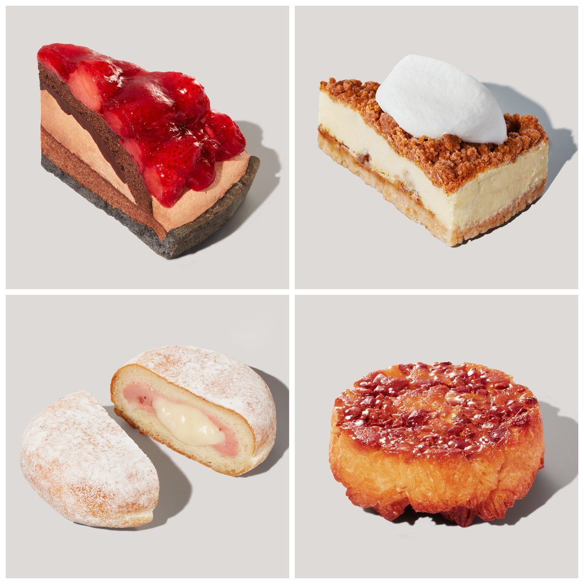 coco_gurume's tweet image. 【スターバックス】
本日11月26日からスタバの新作
『ストロベリー&amp;amp;チョコレートタルト』
『ナッツ&amp;amp;キャラメルチーズケーキ』
『ストロベリーミルク マラサダ』
『クロッカン』
が発売されています✨