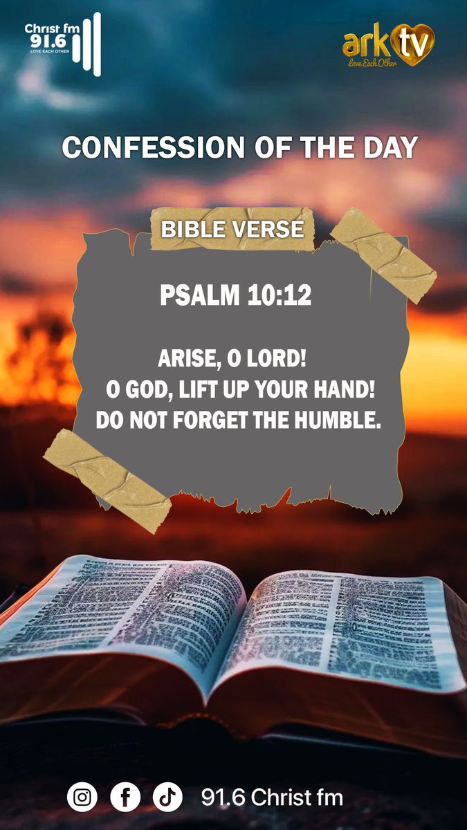 916ChristFm's tweet photo. Arise, O LORD. Fight for us. Lift up Your hand over every situation in our life. We are remembered, not forgotten. Your power works on our behalf today.
#AriseOLord #GodIsMyHelp #RememberTheHumble #FaithConfession #christfm916 https://t.co/kMp0lWkqDz