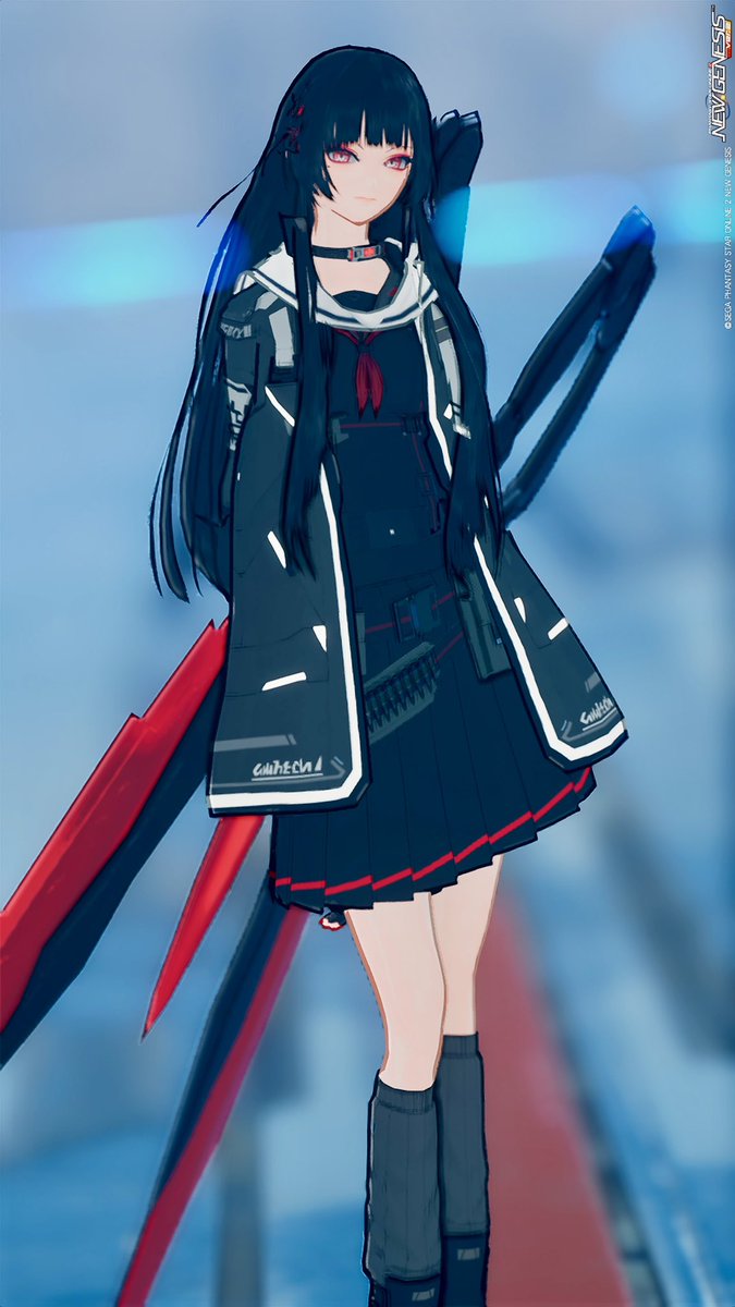 メンテの日なのでssを貼る #PSO2NGS 鳴潮 千咲の再現