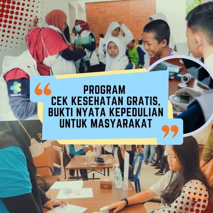 Rinamagicom's tweet image. Dukung program Cek Kesehatan Gratis untuk masyarakat Indonesia

#ProgramPresiden
#cekkesehatangratis
#ProgramKesehatan