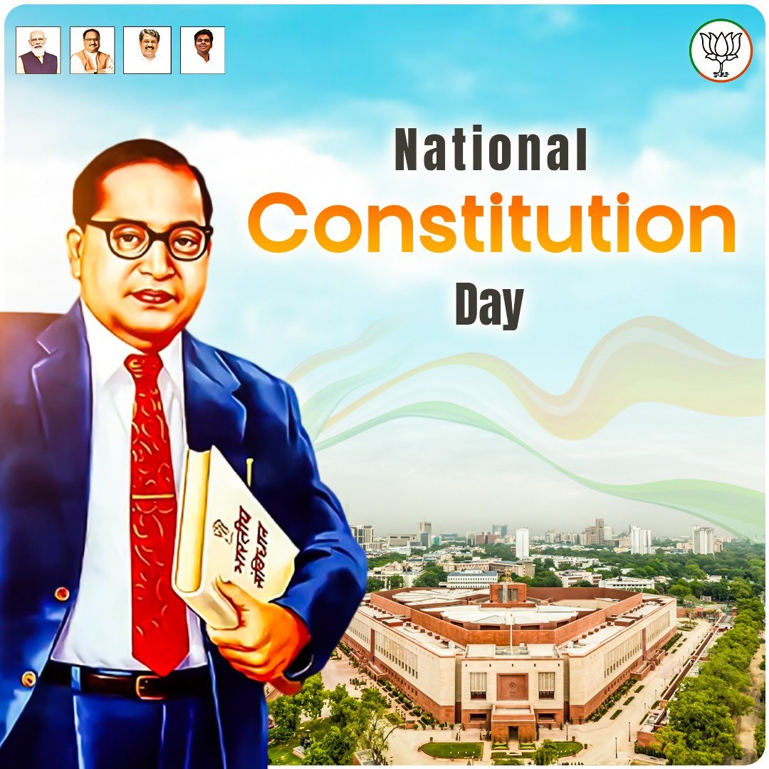 annamalai_k's tweet image. On Constitution Day, let us reaffirm our responsibility to uphold and promote the timeless values of our Constitution. 

As proud citizens of India, let us resolve to preserve the principles laid down by the architects of our Constitution with honesty, determination, and…