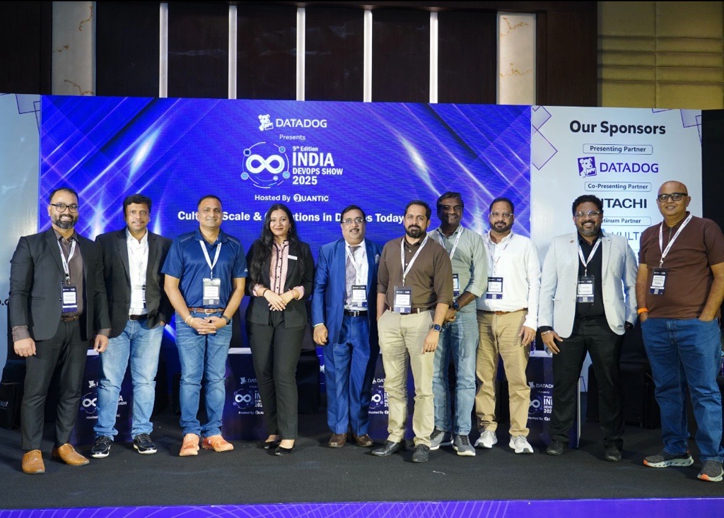 HitachiSysIndia's tweet image. We are delighted to share that Vivek Anand, Practice Head – DevOps (AVP) at Hitachi Systems India, represented us as a speaker at the 9th Edition of the India DevOps Show 2025.

#HitachiSystemsIndia #DevOps #CloudSolutions #Innovation #DigitalTransformation #IndiaDevOpsShow2025