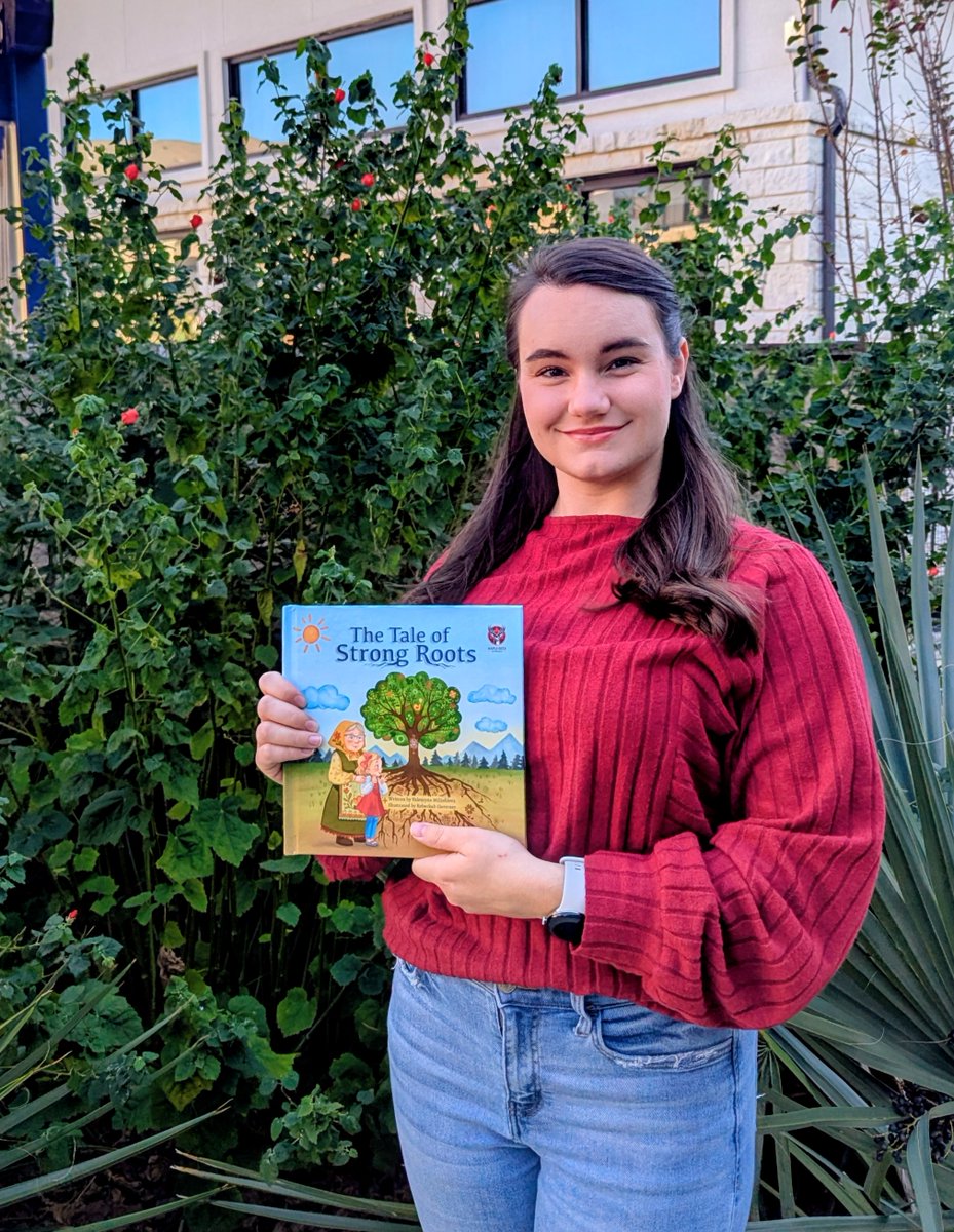 MapleDeerCanada's tweet photo. Meet Rebeckah Gerstner — the illustrator behind The Tale of Strong Roots. Her warm, nature-inspired art shaped the heart of our story.
 #TheTaleOfStrongRoots #ChildrensBooks #Illustration #MapleDeerBooks https://t.co/tqtI5nI42V