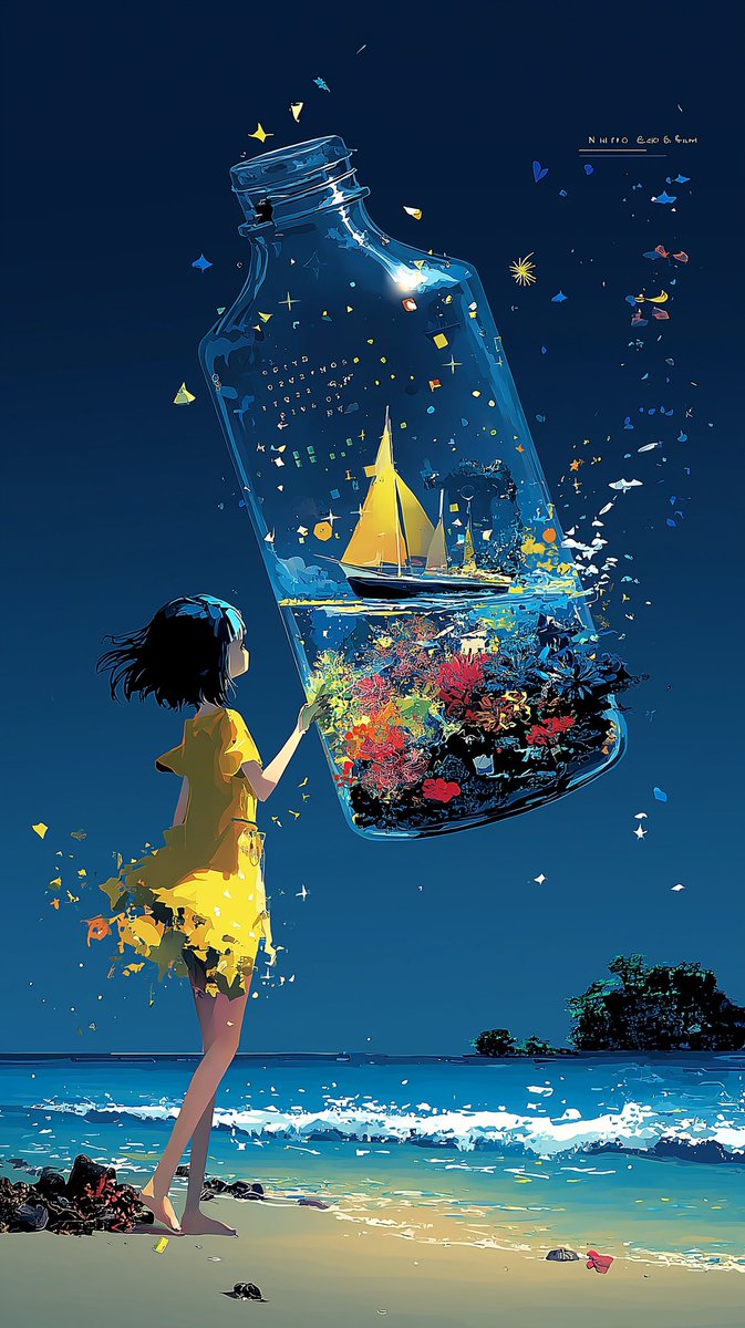 思い出は人生で一番大事にしたい事柄。
もう時間がない。
だから頑張らないと🪸
I think in the bottle🫙🪸🐠