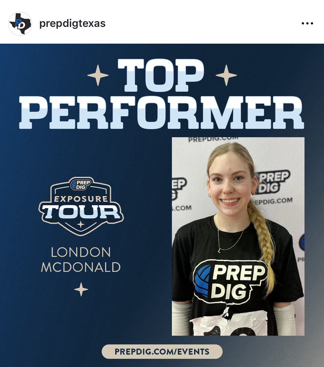 LondonMcD2028's tweet photo. Thank you, @PDTexas!!
#PDExposureTourTX #libero #defense #classof2028 #prepdig #prepdigtx #uncommitted #exposuretour #volleyball #gunter #ghsvolleyball #ladytigers https://t.co/nSVMEzra6a