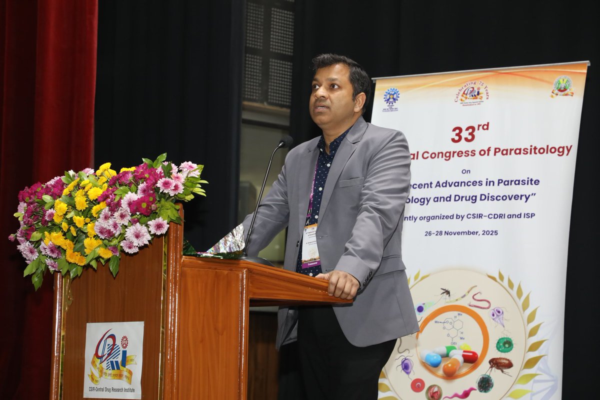 cdriacademy's tweet image. 33rd National Congress of Parasitology begins @CSIR_CDRI 
Dr. A M Khan and Prof. NK Ganguly joined the event along with Director CDRI Dr. Radha Rangarajan