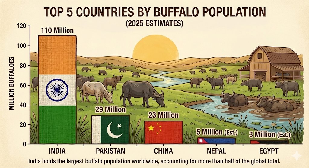 rkjat65's tweet image. Have you ever wondered that India is not only at the top for human population but also for buffalos?

#DataViz #DataStory #Milk #Animal #India #DataDriven