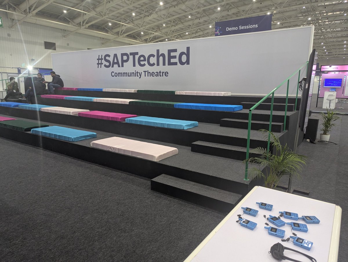rohankoul's tweet image. All set for Day 2 at #SAPTechEd
Community Theatre ready for innovation, demos, and conversations.
#SAPTechEd #AI #Developers