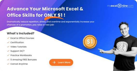 myexcelonline's tweet image. 33 Excel &amp;amp; Office courses to instant boost your career – ONLY $1 for 30 days! 🔥join.myexcelonline.com/one-dollar-tri…