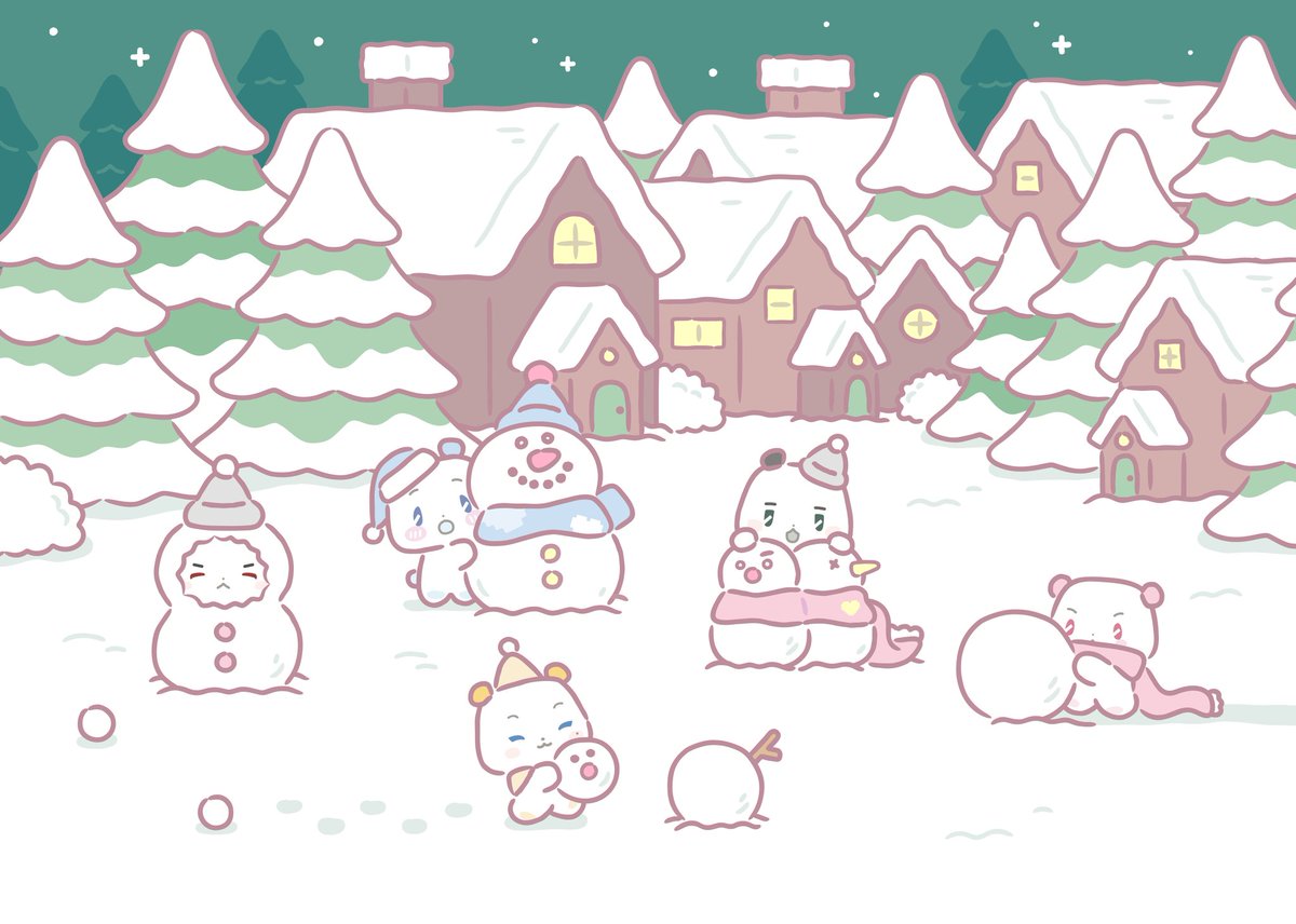 asterumidol's tweet image. meumemimu december wallpaper (for phone, ipad/tablet, pc) ☃️☃️☃️