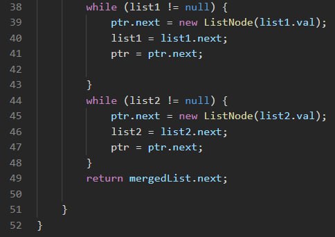 Manish_Kumar60's tweet image. Solved LeetCode 21 today!
Merged two sorted linked lists using two approaches:
• Creating a new merged list node-by-node
• Reusing original nodes for an efficient in-place merge
#leetcode #dsa #linkedlist