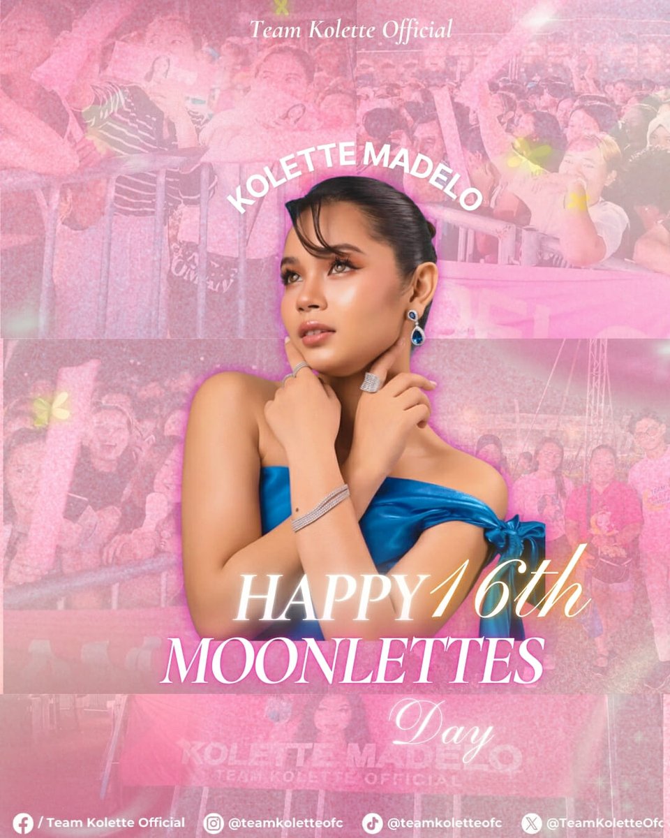 TeamKoletteOfc's tweet image. Happy MoonLettes Day, everyone! 

Cheers to 1 year and 4 months of love, loyalty, and unforgettable moments with our moon — Kolette Madelo!

Thank you, MoonLettes, for always choosing to stay, support, and uplift our dearest Kolette. Your unwavering love is the reason she…