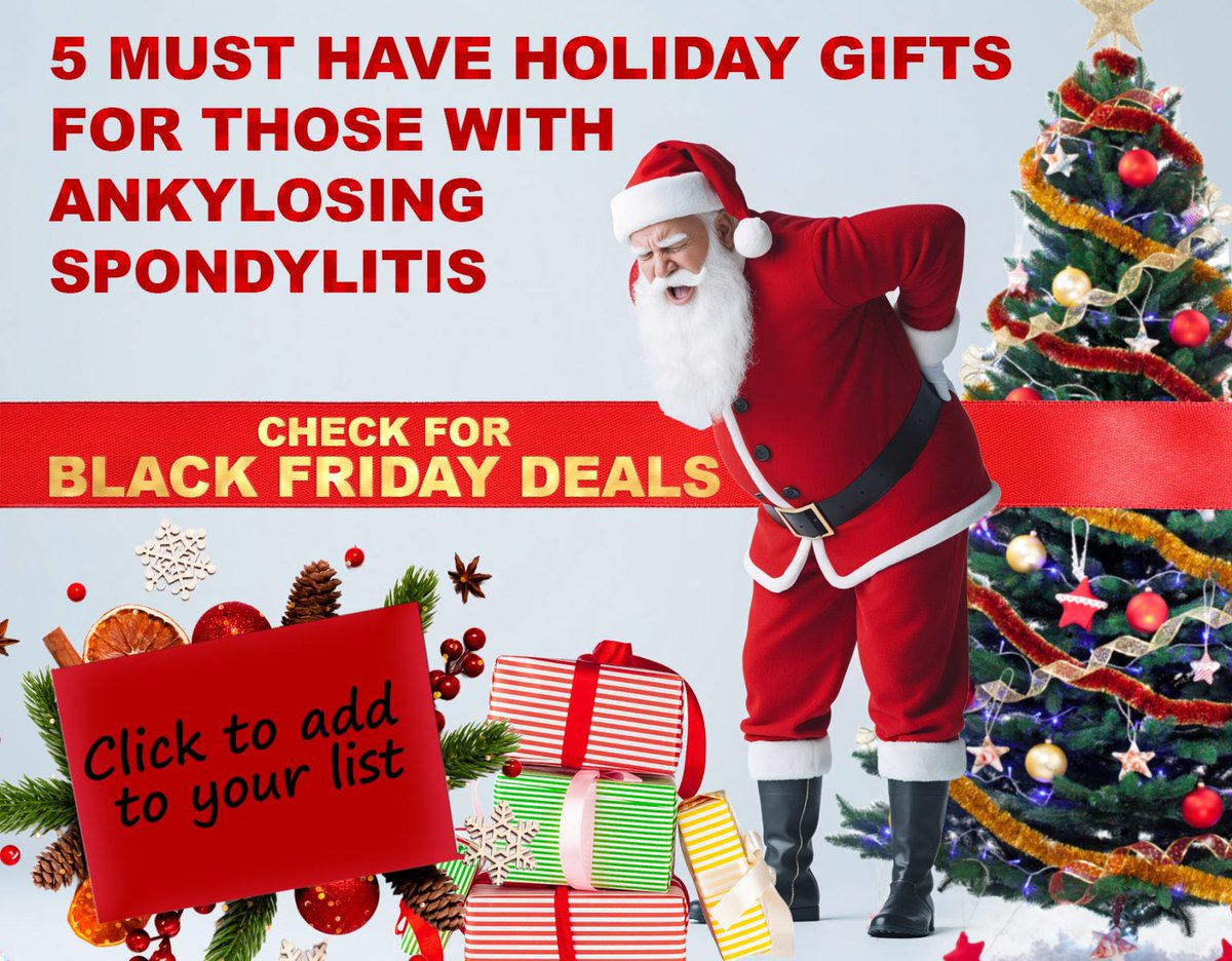 ASInfoShare's tweet image. asinfoshare.com/?p=588
The Top 5 Gifts That Should Be on Every AS Warrior’s Holiday Wish List.

Ankylosing Spondylitis | Axial Spondyloarthritis | axSpA