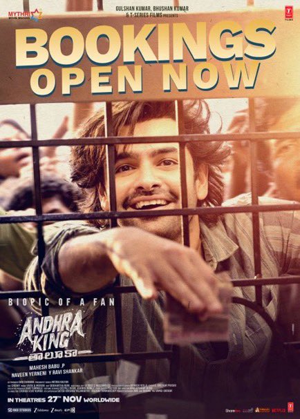 AndhraTalkie's tweet image. #AndhraKingTaluka ఈరోజు చాలా మందికి టికెట్స్ ఇచ్చాను

మళ్లీ రేపు ఉదయం ఇంకో 15 టికెట్లు ఇస్తాను 🥁🥁👍

Follow @AndhraTalkie 
Retweet and Comment your area and Showtime 

#RAPO #Upendra #RamPothineni