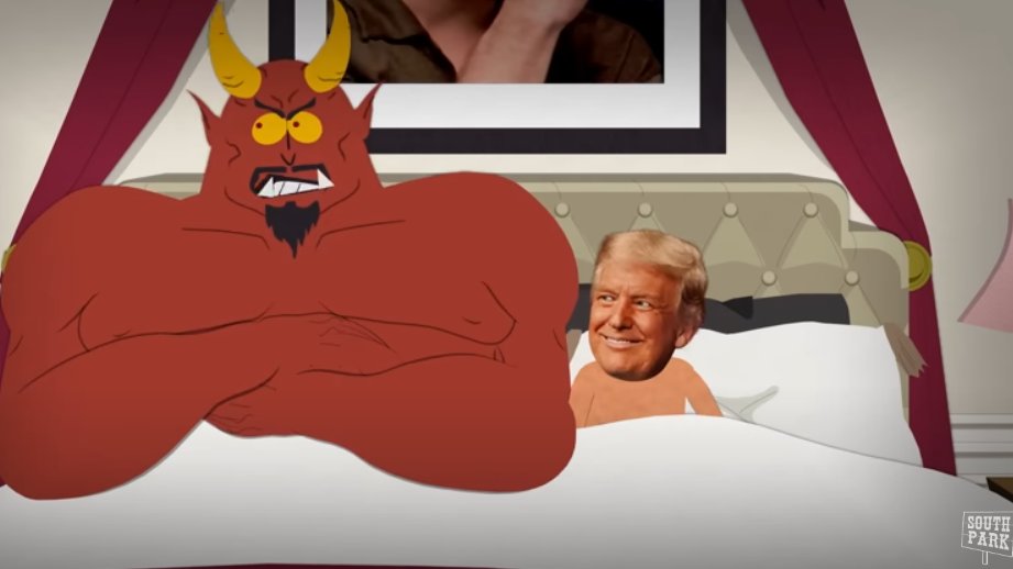 Every time I see <a href="/realDonaldTrump/">Donald J. Trump</a> in my news feeds, all I can think about is <a href="/SouthPark/">South Park</a>