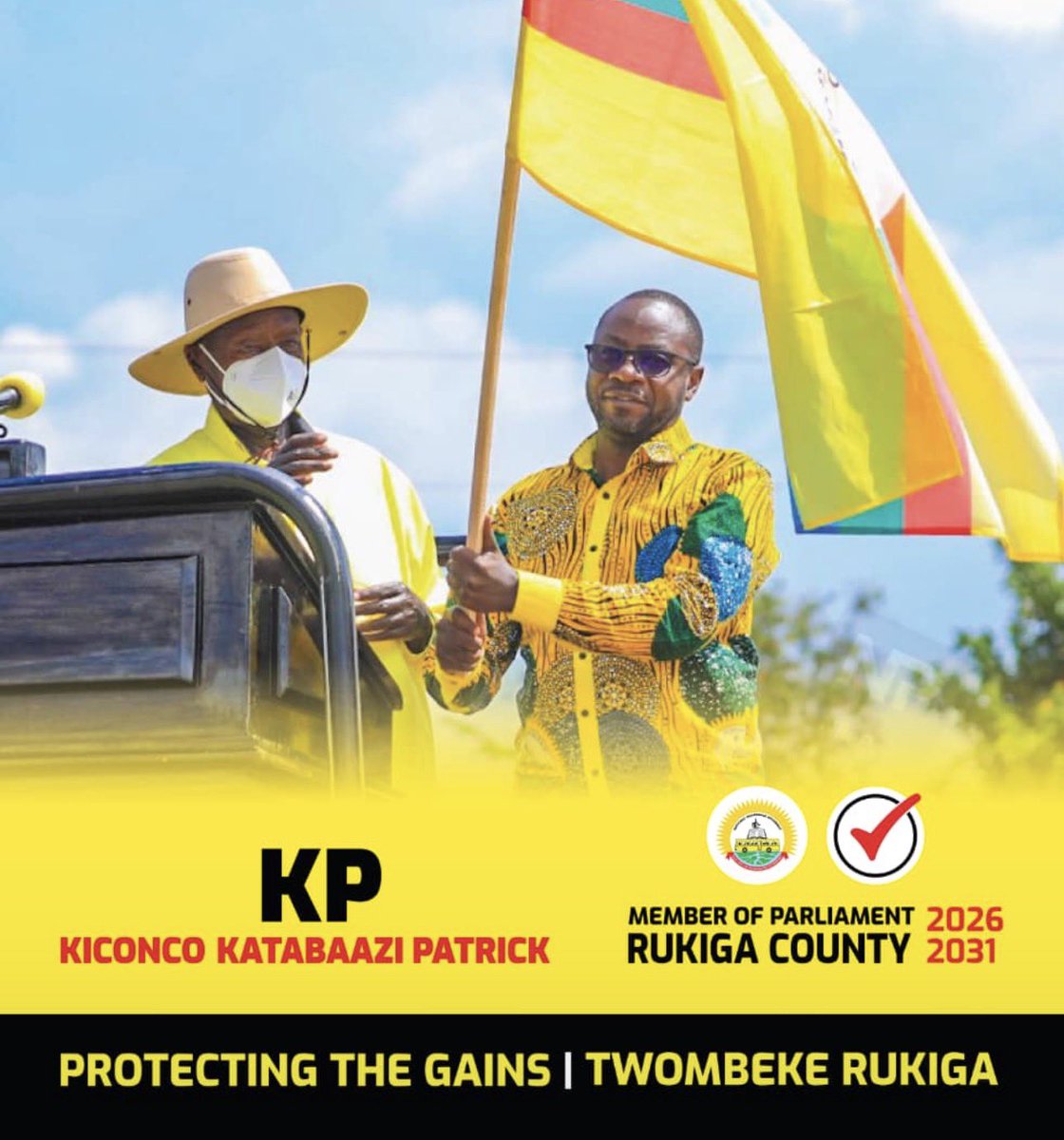 Abantu ba Rukiga Mwenna nimbeta mumpe obushajiki bwanyu, obwesigwa, Okukunda hamwa Nobururu bwanyu aha bwomunyishengyero hamwe na <a href="/KagutaMuseveni/">Yoweri K Museveni</a> aha bwo mwebembezi weihanga ryitu Uganda na <a href="/NRMOnline/">NRM Party</a> buri mwanya gwona.

#voteKP #voteMuseveni #voteNRM #RUKIGA2026 #KP4RUKIGA