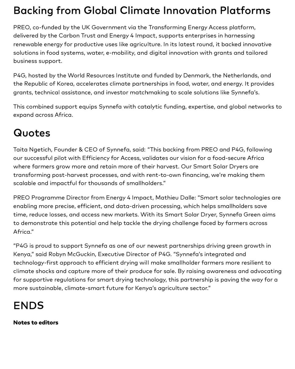 synnefa_KE's tweet image. &quot;News is out. 🔔 Read our latest press release at the link in our bio.
  .
  .
  #PressRelease#Announcement #News #synnefa