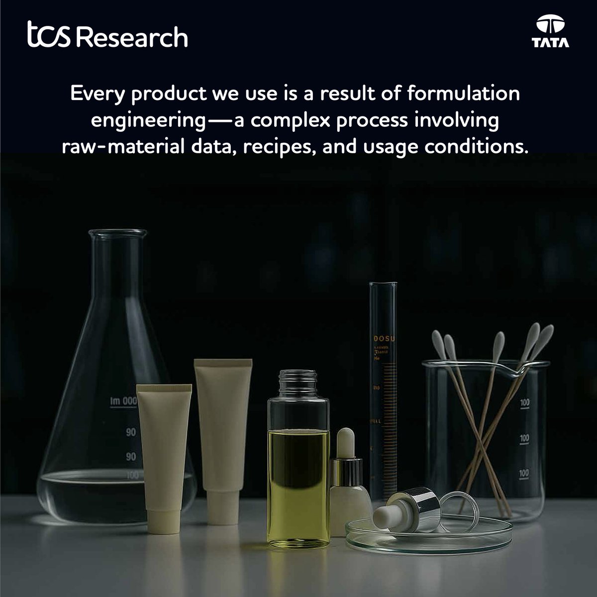 TCSResearch's tweet image. Formulating products demands years of expertise, precision, and endless trial and error. Can we make this process faster and simpler—without sacrificing quality or safety?
Our researchers are using AI to formulation engineering to transform this data into machine-processable…