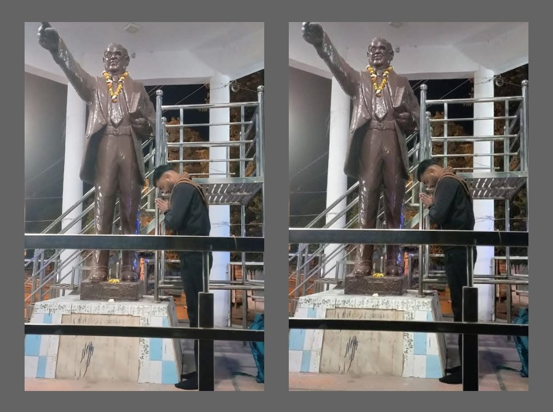 RajkumarSoorya3's tweet image. आज जो दलितों के पास है शान और शौकत,
वो सब है बाबा साहब अंबेडकर और उनके द्वारा बनाए गए संविधान की बदौलत।

संविधान दिवस पर संविधान निर्माता बाबा साहेब भीमराव अंबेडकर को सौ सौ बार नमन करता हूँ जिन्होंने अनमोल धरोहर को बनाया।

जय भीम जय संविधान।

#viralphotochallenge #babaambedkar