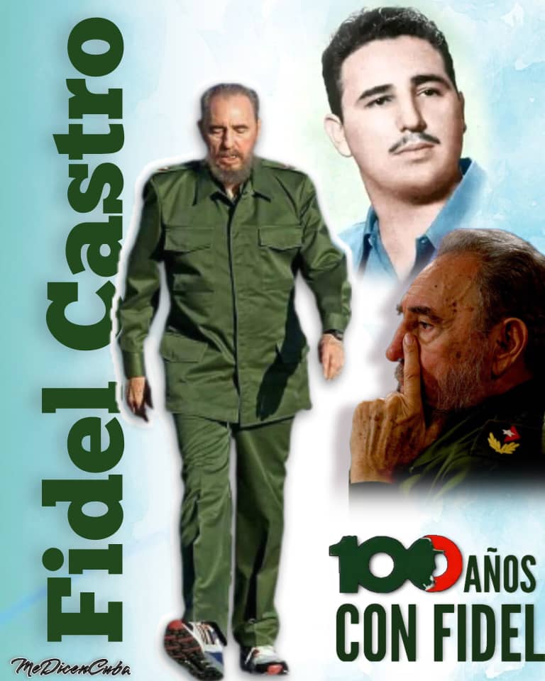 Su legado nos acompañará por siempre.#100AñosConFidel