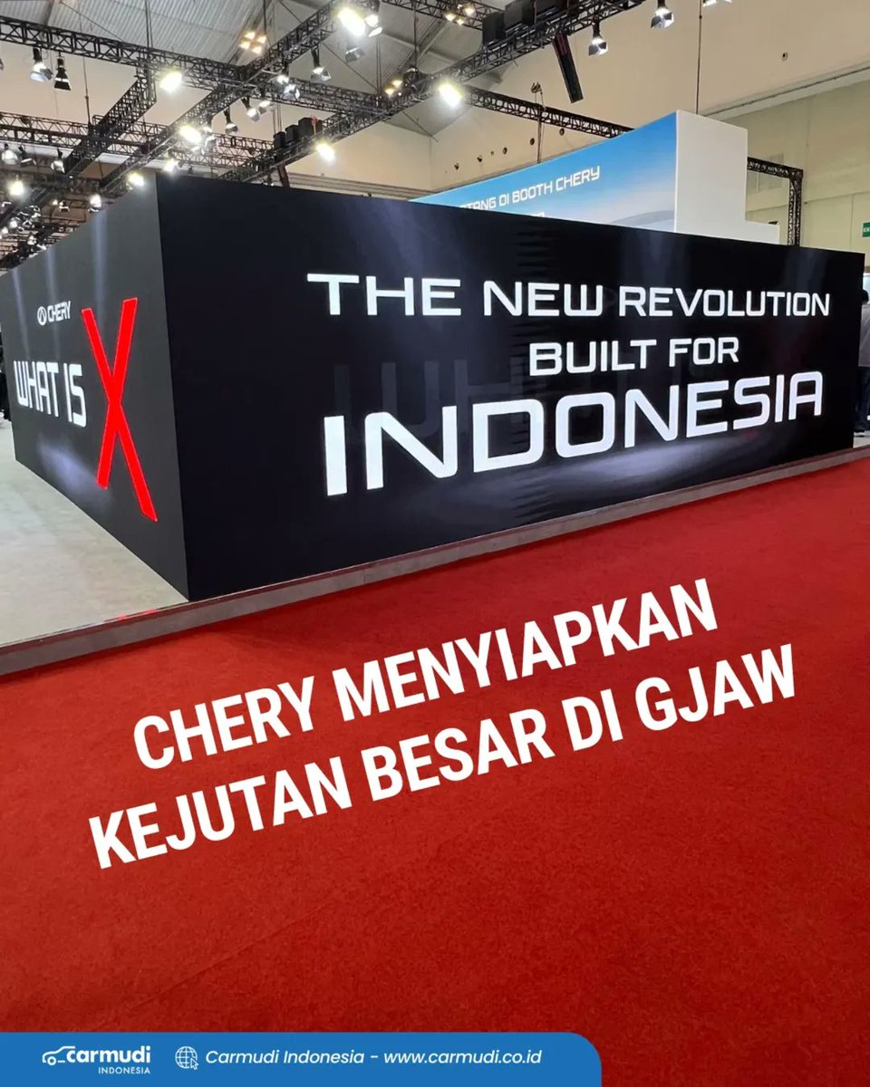 Carmudi_ID's tweet image. WHAT IS X? Siap-Siap Ada Kejutan dari Chery!

Sesuatu yang misterius lagi disiapkan Chery di GJAW 2025. Huruf X terpampang besar, tapi… apa artinya yaa? 🤔 Dan isi black box ini, sebenernya apa sih?

Clue-nya : Sebuah revolusi baru yang dibuat khusus untuk Indonesia.
#carmudi