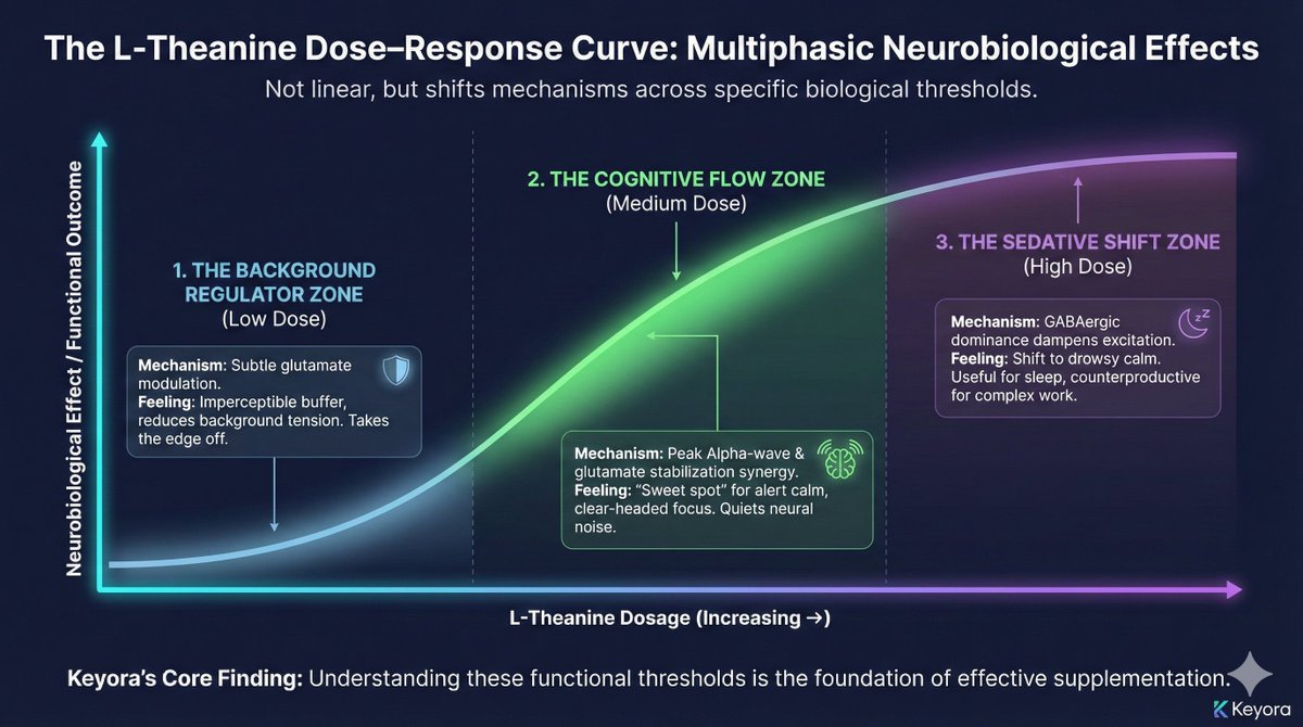 Keyora_US's tweet image. I just published Episode 10 - Safety, Dosage, Timing
How Much L-Theanine Do People Actually Need?
Why L-Theanine Dosage Matters More Than People Think

medium.com/p/episode-10-s…

#CognitiveLoad #NeuralNoise #ExecutiveFunction #SignalToNoise #CognitiveInstability…