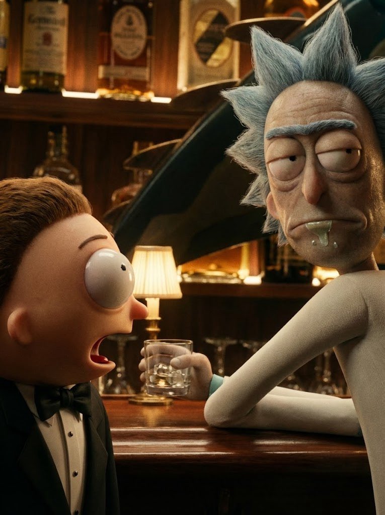 drowningbycode's tweet image. Cool Nano Banana Prompt to turn cartoons into live action clips.