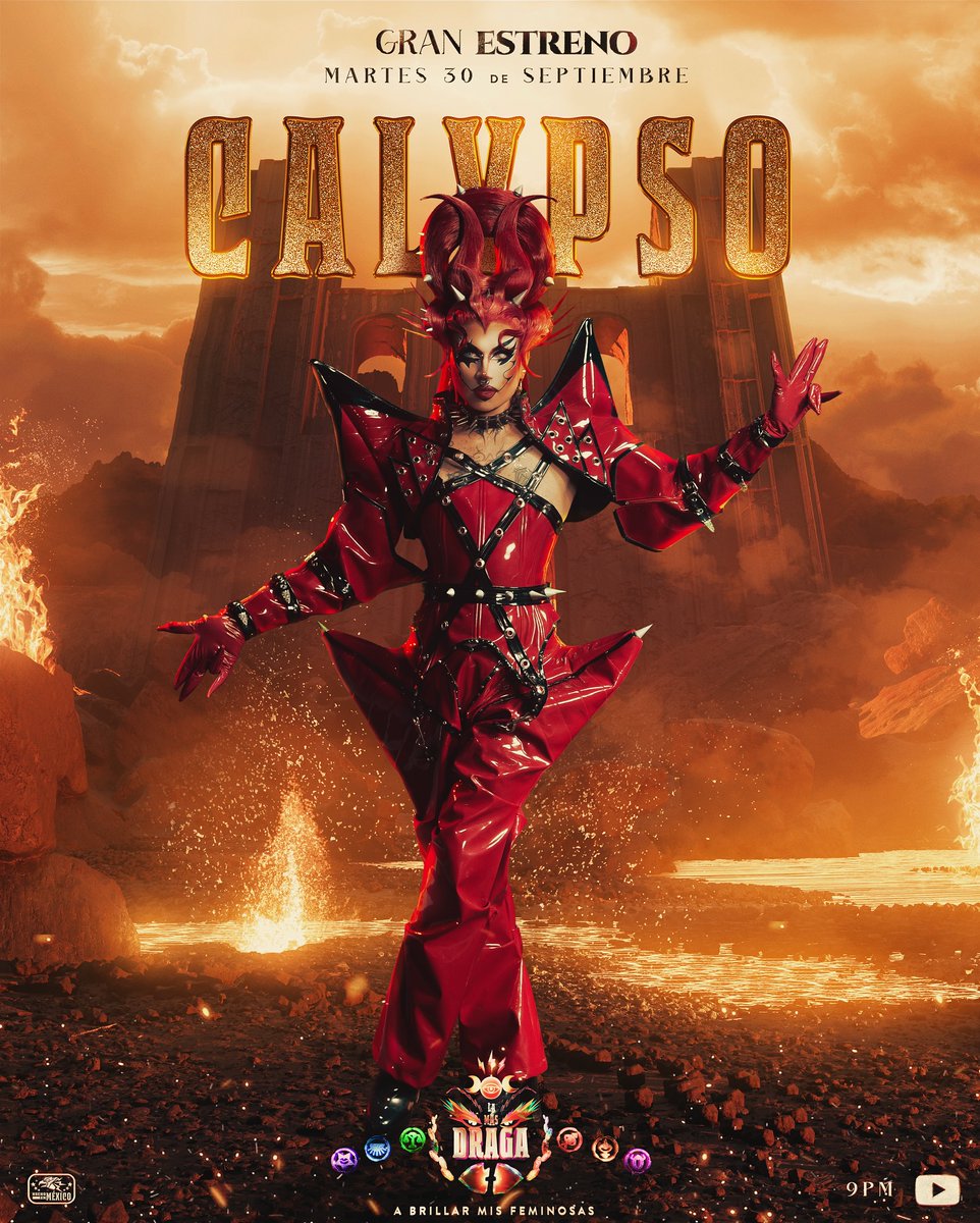 DragBasee's tweet image. Caos Lascivia &amp;amp; Calypso ware eliminated in episode 9 of La Más Draga 7 &quot;La Más Lupita&quot;. 
#LMD7