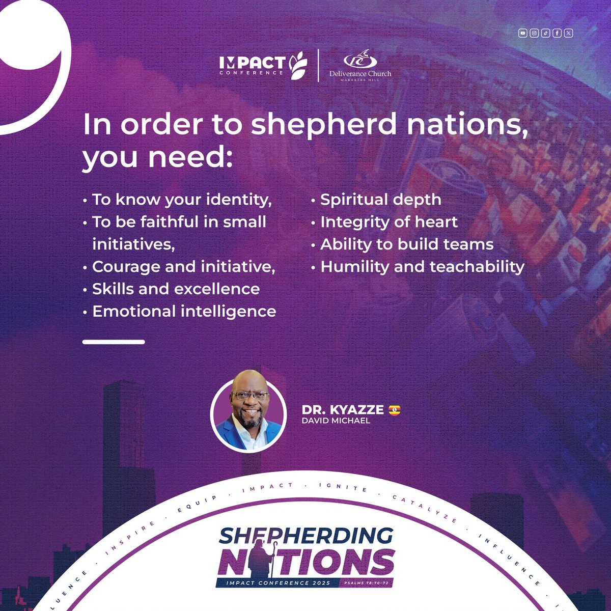DCMakerere's tweet photo. 🌍 IMPACT CONFERENCE 

What a move of God… What a powerful continuation!
This is IMPACT! 👏🔥

Day 2 was something profound!
Dr. Michael Kyazze didn’t just speak he unlocked something deep within us. Hearts were stirred, minds awakened, and a burden for the nation was ignited. https://t.co/n9bYflo7FR