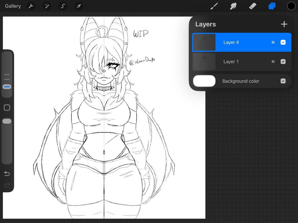 xLovexDannyx's tweet image. WIP  New Bat Character (maybe) #digitalart #DigitalArtist #procreateart