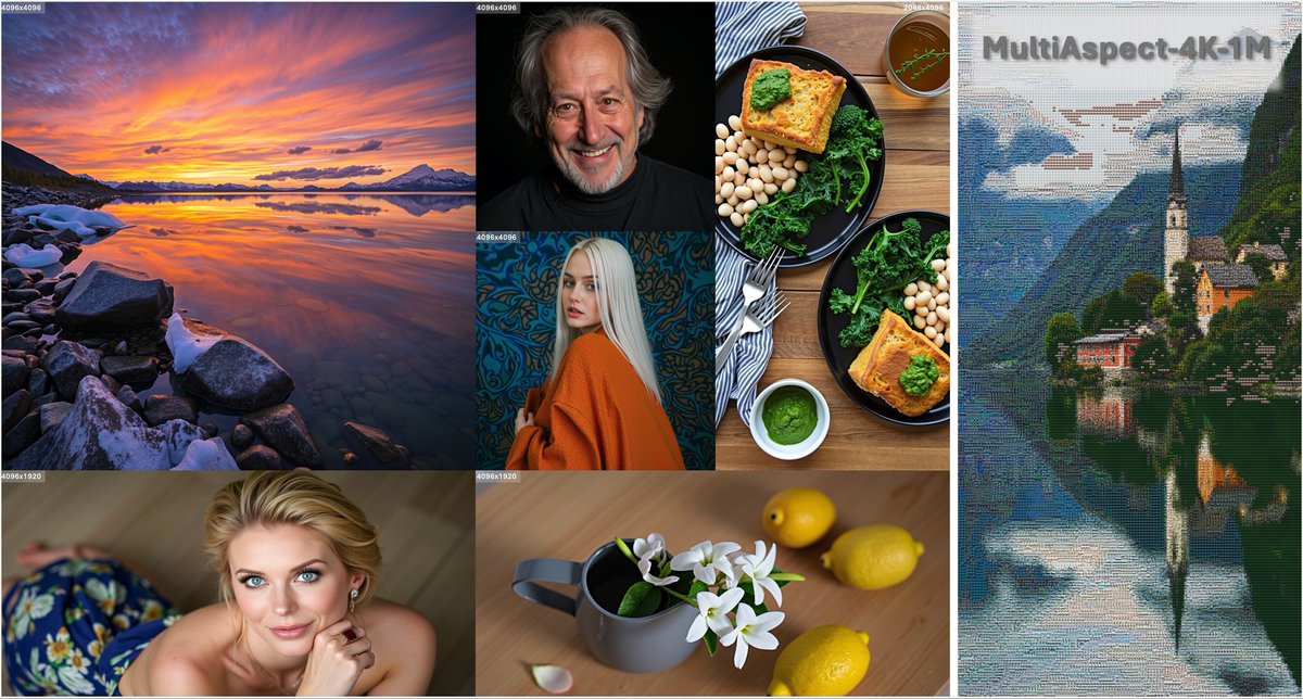 UltraFlux: Native 4K Text-to-Image Generation across Diverse Aspect Ratios

This new Diffusion Transformer tackles coupled failure modes in positional encoding, VAE, &amp; optimization with a data-model co-design. Expect sharper detail &amp; stronger text-image consistency!