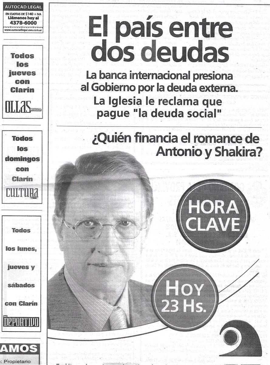 TintaOjo's tweet photo. #Hace25Años #En2000
Un día de noviembre de 2000 en la vida del programa periodístico Hora Clave. https://t.co/lIK87hUgRe