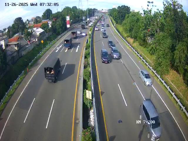 infotolbsd's tweet image. 07:33 WIB ruas tol Pondok Aren-Serpong lalin lancar di kedua arah  cuaca cerah. @TMCPoldaMetro
@NusantaraInfra @RadioElshinta