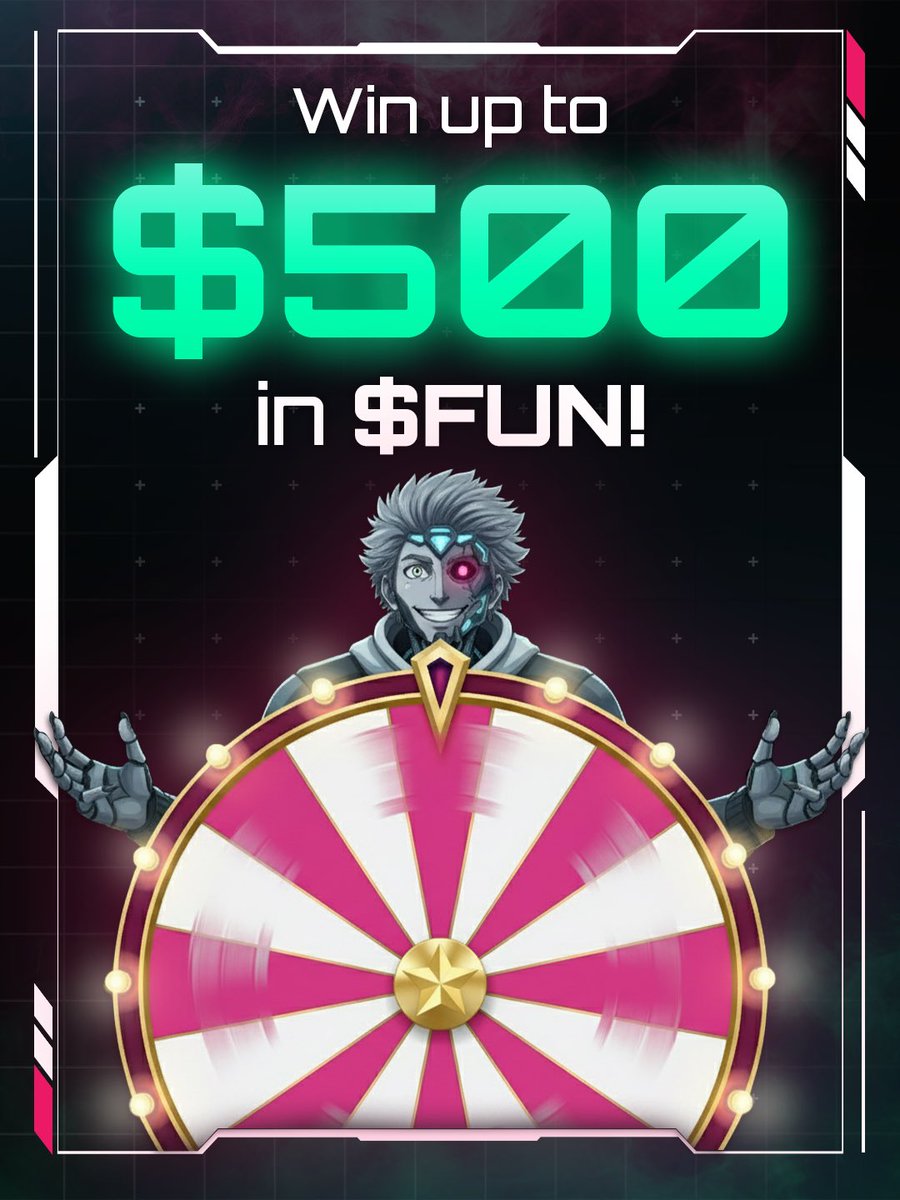 FUNtoken_io's tweet image. 🎯 More spins. More chances. More $FUN.

Each spin could land you $500 in $FUN!

How to earn your spins:
🔥 10 spins → Top contributors
✨ 1 spin → Active users
🧠 1 spin → Every quiz completed

👉🏻 t.me/fun_message_sc…

#FUNToken