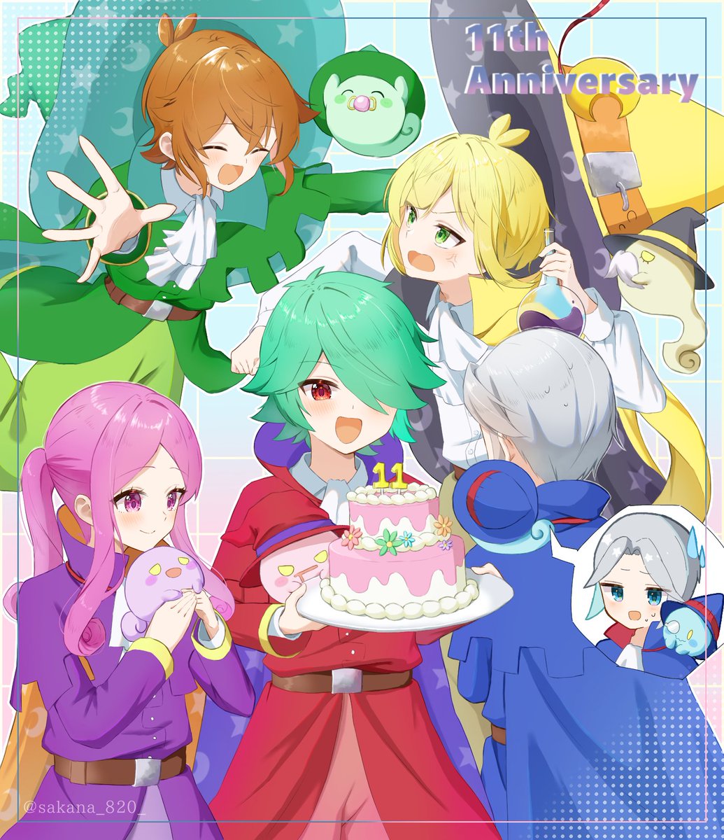 とんでもない大遅刻ですがお祝いさせてください…！
魔法使いたち11周年おめでとう…🎉大好きです…💞
#魔法使いシリーズ実装十一周年