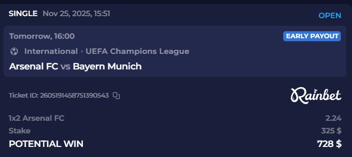 willreyner's tweet photo. Unfortunately think the gooners will beat Bayern 😢 #AD https://t.co/id3PPgNsBW