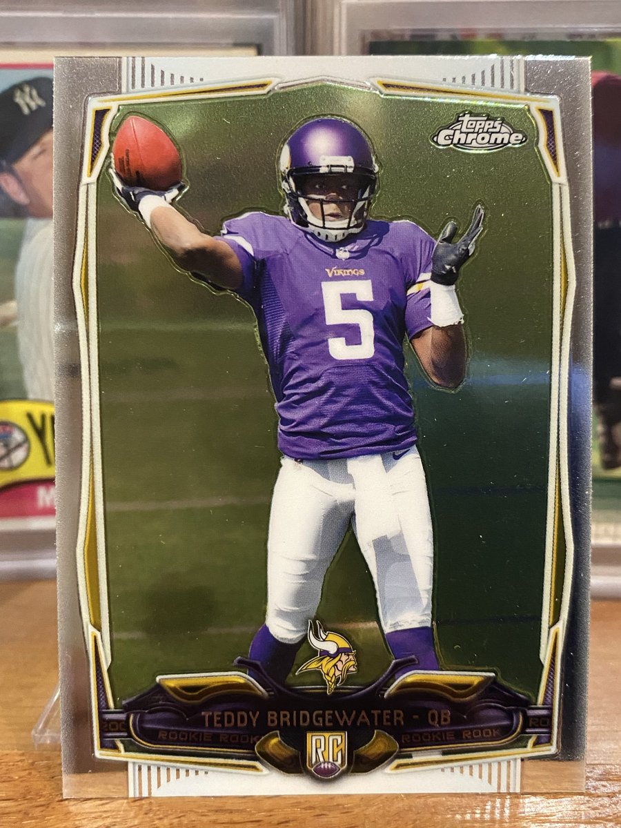 BaseballCardBox's tweet image. $2 dlvd. PWE. Clean card. 
Teddy bridgewater.