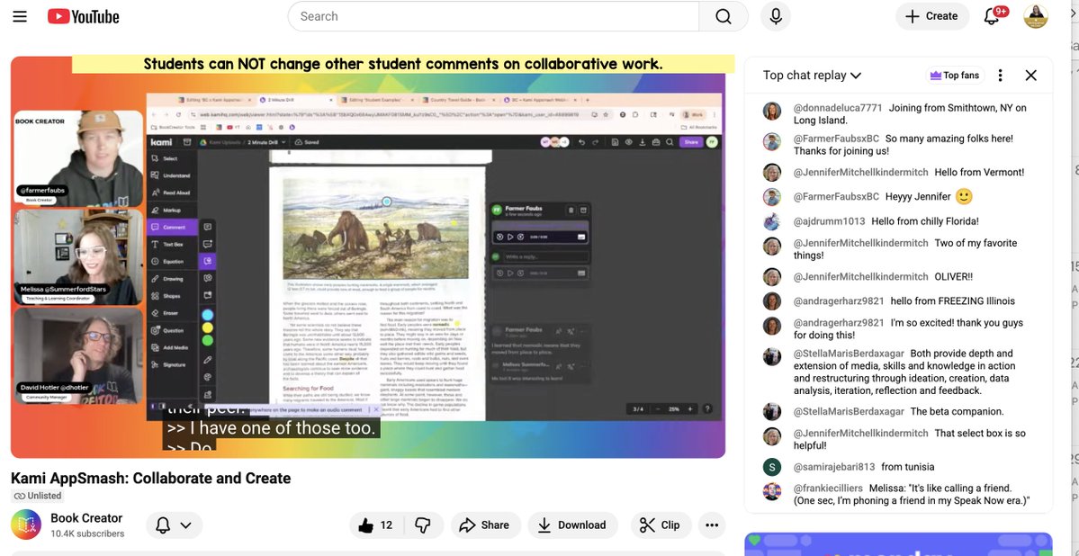 swampfrogfirst's tweet image. The more I learn about @KamiApp 
The more I&apos;m starting to 💜
#appsmashbash

Thanks @BookCreatorApp for the engaging webinar on how the these two powerful #edtechtools can be smashed together for ultimate student success💜

read.bookcreator.com/J0Gk3XKE0ddhu0… 
💗 PD in Pajamas

#edtechcoach
