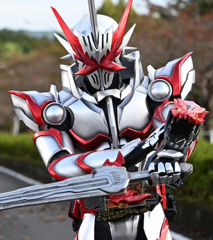 TheEternalRider's tweet photo. El mejor exponente de Caballero Dragon, buen uso del rojo para dar estilo y buena idea de arma extra, para no repetir una pistola.

Todas las formas de esta serie buscan, de alguna manera, combinar sus colores, Dragon Eagle Butasan no puede, el concepto lo limita. https://t.co/Gneqldwpjp
