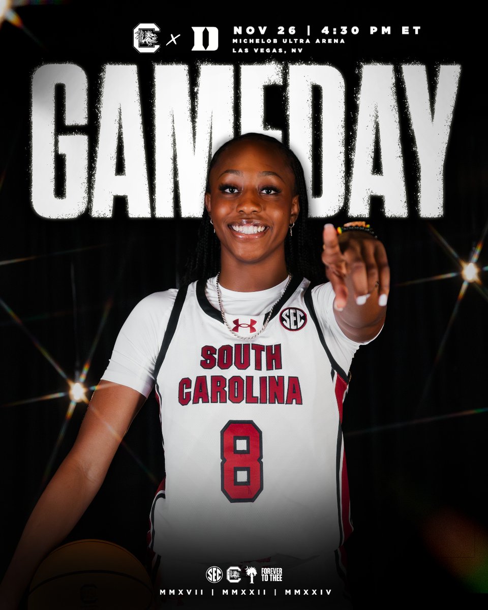 It's game day in Vegas!

🆚 Duke
📍 Las Vegas
⏰ 4:30 PM ET
📺 TruTV trutv.com/watchtrutv
📻 <a href="/1075thegame/">107.5 The Game</a>
bit.ly/47twDhk
📈 bit.ly/3Kpm0ob
📝 bit.ly/4oh6h8w