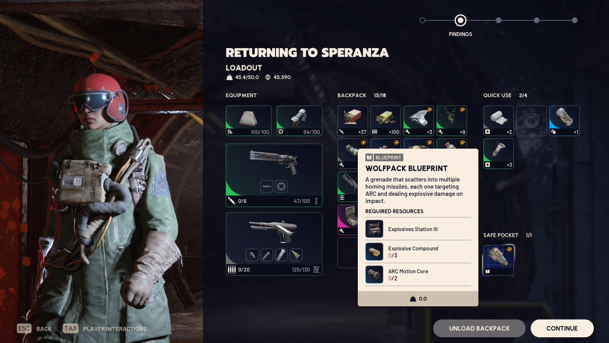 OMG I feel bad I just blasted some dude about to exfil from a night raid and homie had a Wolfpack BP 😂 #arcraiders