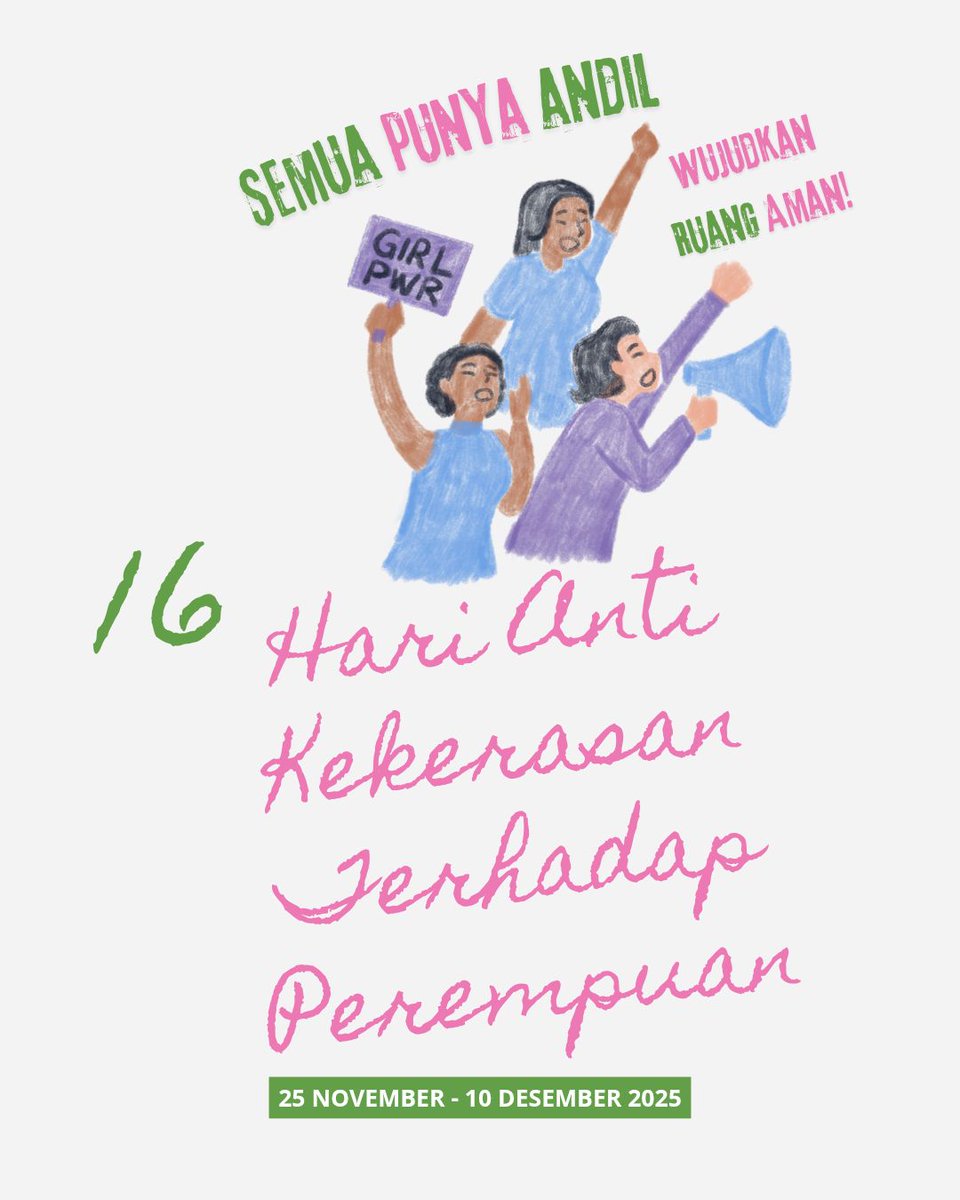 SEMUA PUNYA ANDIL WUJUDKAN RUANG AMAN! ✊

Di tengah dunia yang gonjang ganjing ini, tahukah kalian kalau sebagian besar kasus kekerasan adalah perempuan dan anak di bawah umur?!! 

Bayangkan dunia dimana setiap perempuan dan anak-anak bisa hidup tanpa rasa takut.
