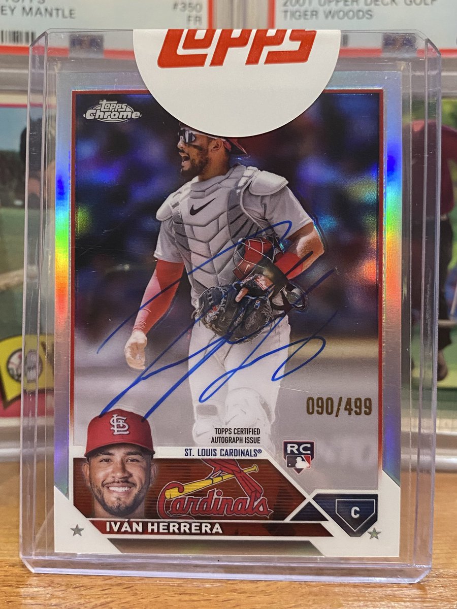 BaseballCardBox's tweet image. $45 dlvd Ivan Herrera RC auto.