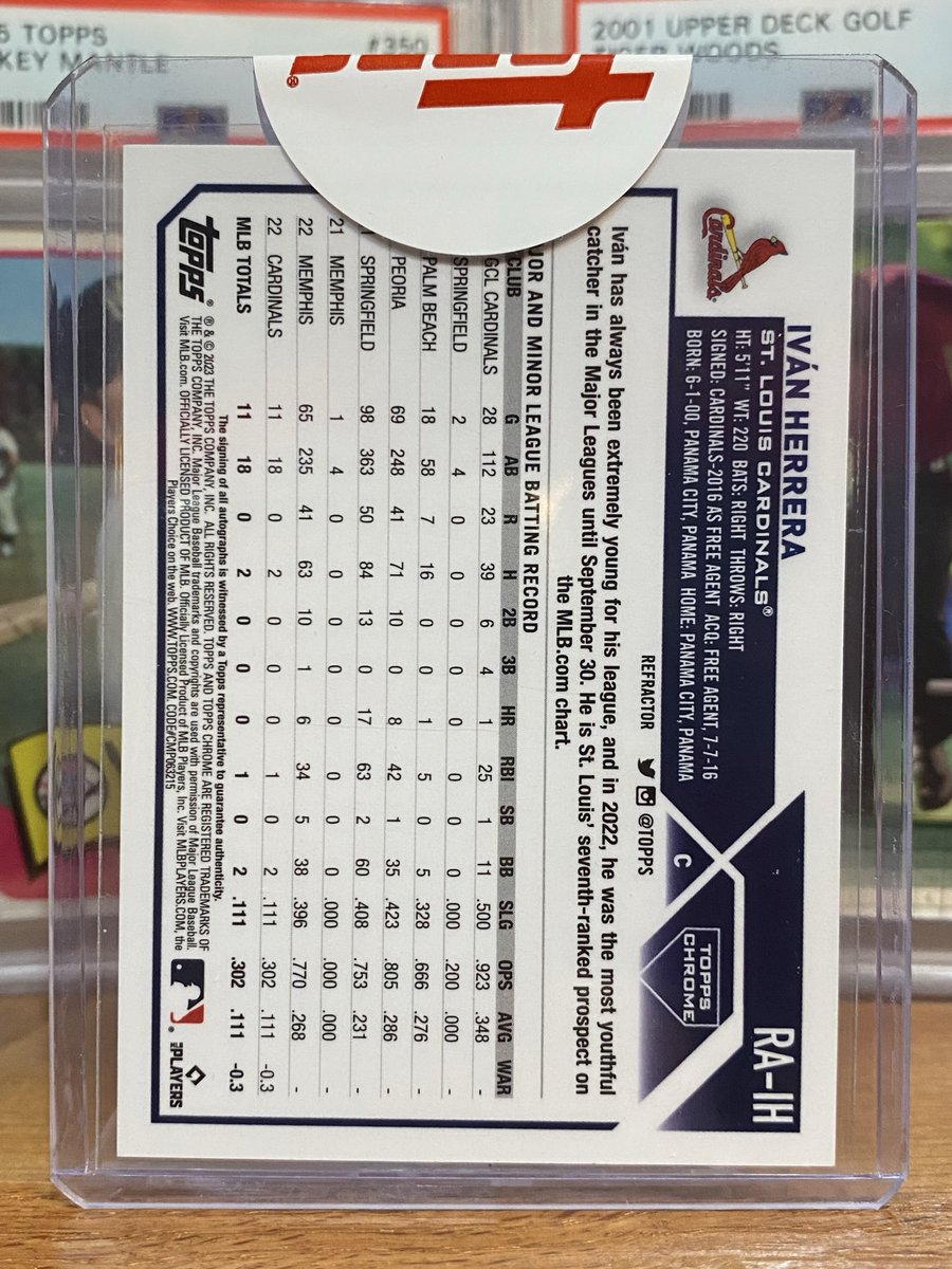 BaseballCardBox's tweet image. $45 dlvd Ivan Herrera RC auto.