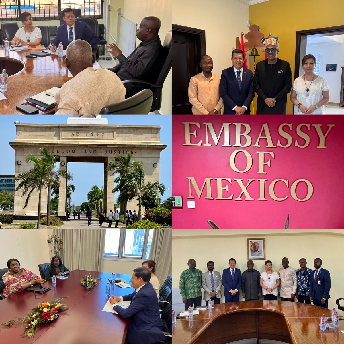 Nutrida agenda en Ghana. Me reuní con: Viceministro de Comercio/Industria/Agro-negocios; Director de Tree Crop Authority; miembros del Parlamento; directivos de African Prosperity Network; Directora en Jefe de la Cancillería 🇬🇭, ConHonorario Takoradi y personal <a href="/EmbamexGhana/">Embajada de México en Ghana</a> 🇲🇽